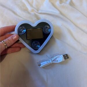 Heart-Shaped Digital Scale with USB LED for window